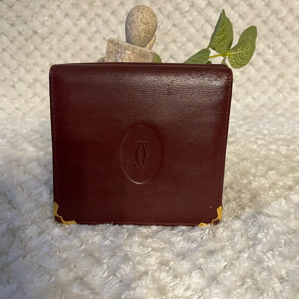 Cartier Bourdeaux Bifold Leather Wallet